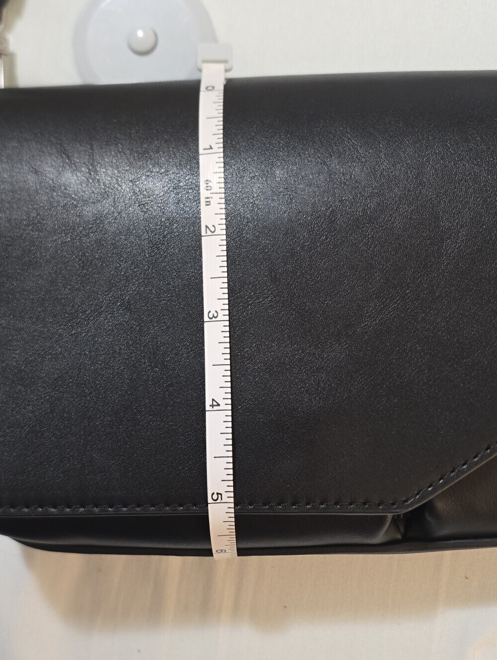 DKNY Black Leather Shoulder Bag Small Crossbody Purse Silver Hardware - Picture 6 of 6